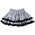 thumbnail image 4 of XIAONU Women's Multi-Tiered Skirt Ruffled Casual Y2K Night Out Mini Skirt, 4 of 4