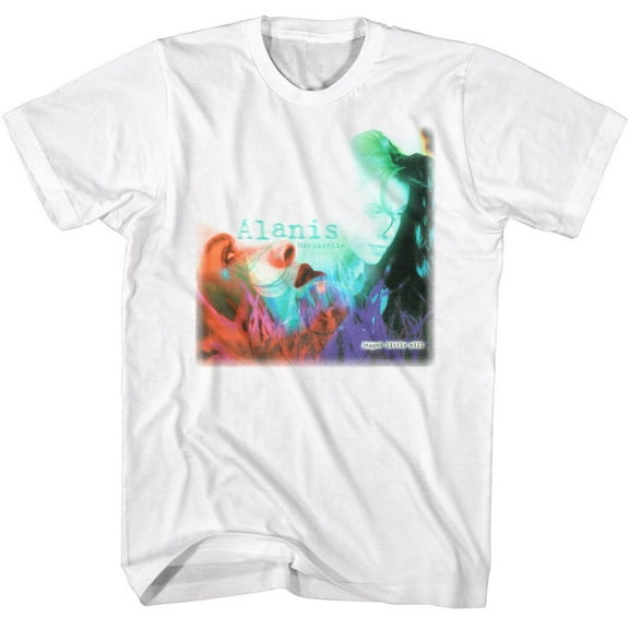 Alanis Morissette JLP Album White Adult T-Shirt