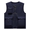 thumbnail image 1 of Chaqueta de Hombres Casual Delgado Multi-Bolsillo Seco Rápido Suelto Montaña Al Aire Libre Abrigo Deportivo, Chaqueta Traje para Hombres, 1 of 3