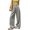 Black, variant on Wide Leg Pants for Women - Striped Color Block Flowy Trousers, Loose Fit Floor-Length Casual Summer Pants with Boho Style and Breathable Fabric,Green M