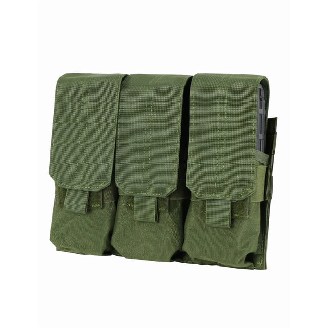 MA58-001 PORTA CARGADOR TRIPLE M4 VERDE MARCA CONDOR