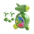 thumbnail image 3 of Divertido juguete giroscópico juguete para niños regalo portátil versátil silbato de juguete giroscopio juguete giratorio interactivo para niños de Verde oscuro, 3 of 9