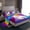 Purple F, variant on Erosebridal Magical Unicorn Bed Sheets Set Twin Size, Initial Letter F Twin Sheet Sets, Cartoon Rainbow Bedding Twin Size, Microfiber Room Decoration, 3pcs
