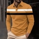 thumbnail image 1 of Blusa y camisa de manga corta con cuello vuelto Camisa casual de manga larga para hombre con cuello de manga corta estampado Top/camisa para hombre, 1 of 5