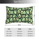thumbnail image 2 of Fotbe Avocado Heart Funda de Almohada Decorativa Estilo Occidental, Lujo en Algodón, Fundas para Almohadas King, Cojín Estampado para Decoración del Hogar-14"x20", 2 of 6