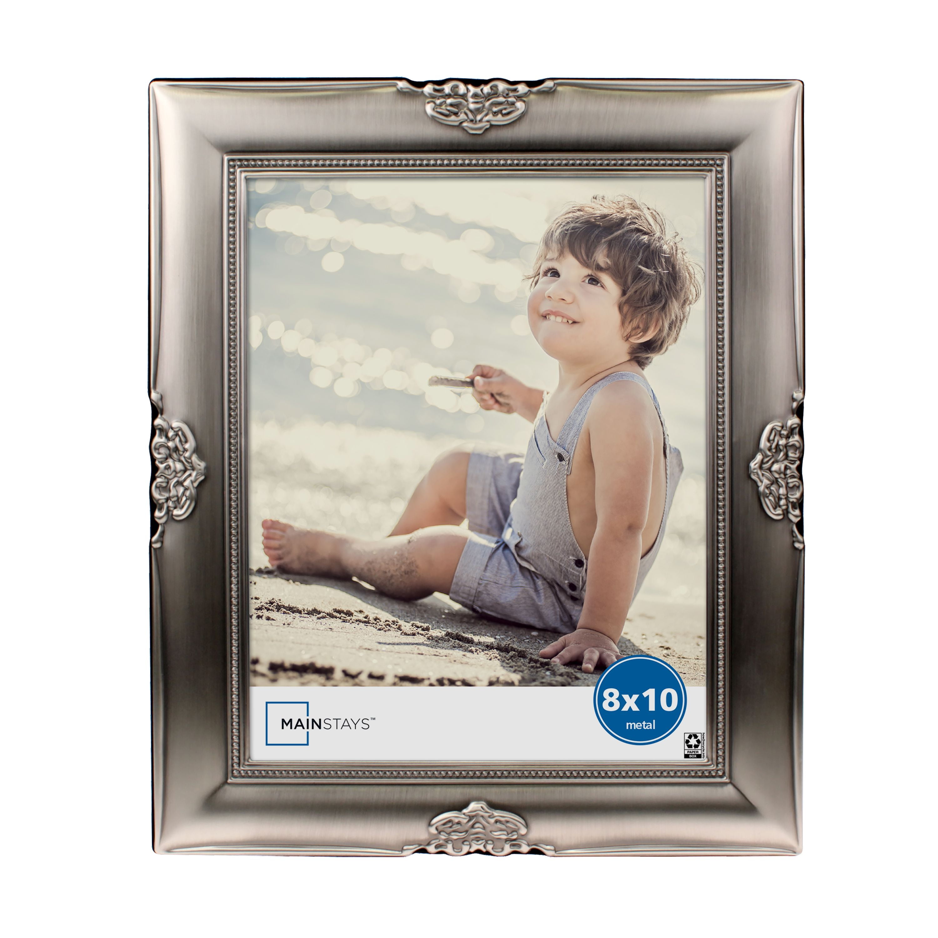 Enjoy Simple Things Solid Black 8 x 10 Oval Wall And Tabletop Photo Frame