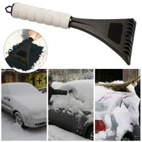 Mini Ice and Snow Scraper 10 Inch, 1 Pcs Car Windshield Snow Brush for Winter, Multi-Purpose Auto Ice Scraper for Truck SUV, Lightweight Ergonomic Design, Car Accessories