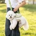 thumbnail image 4 of CPHDW7 Small Dog Travel Carrier Backpack Breathable Mesh Pet Sling Bag Hands Free Crossbody Shoulder Carrier with Leash Clip for Outdoor Walking Hiking, 4 of 7