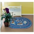 thumbnail image 2 of Kid Essentials - Infants & Toddlers Hey Diddle Diddle, 3'10" x 5'4" Oval, Blue, 2 of 4