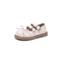 thumbnail image 5 of Bxsruta Girls' Patent Leather Mary Jane Shoes with Bow, Soft Sole Low Heel for Spring and Summer, 5 of 8