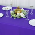 thumbnail image 5 of BalsaCircle 90" x 132" Premium Polyester Rectangular Tablecloth Table Linens Purple, 5 of 8