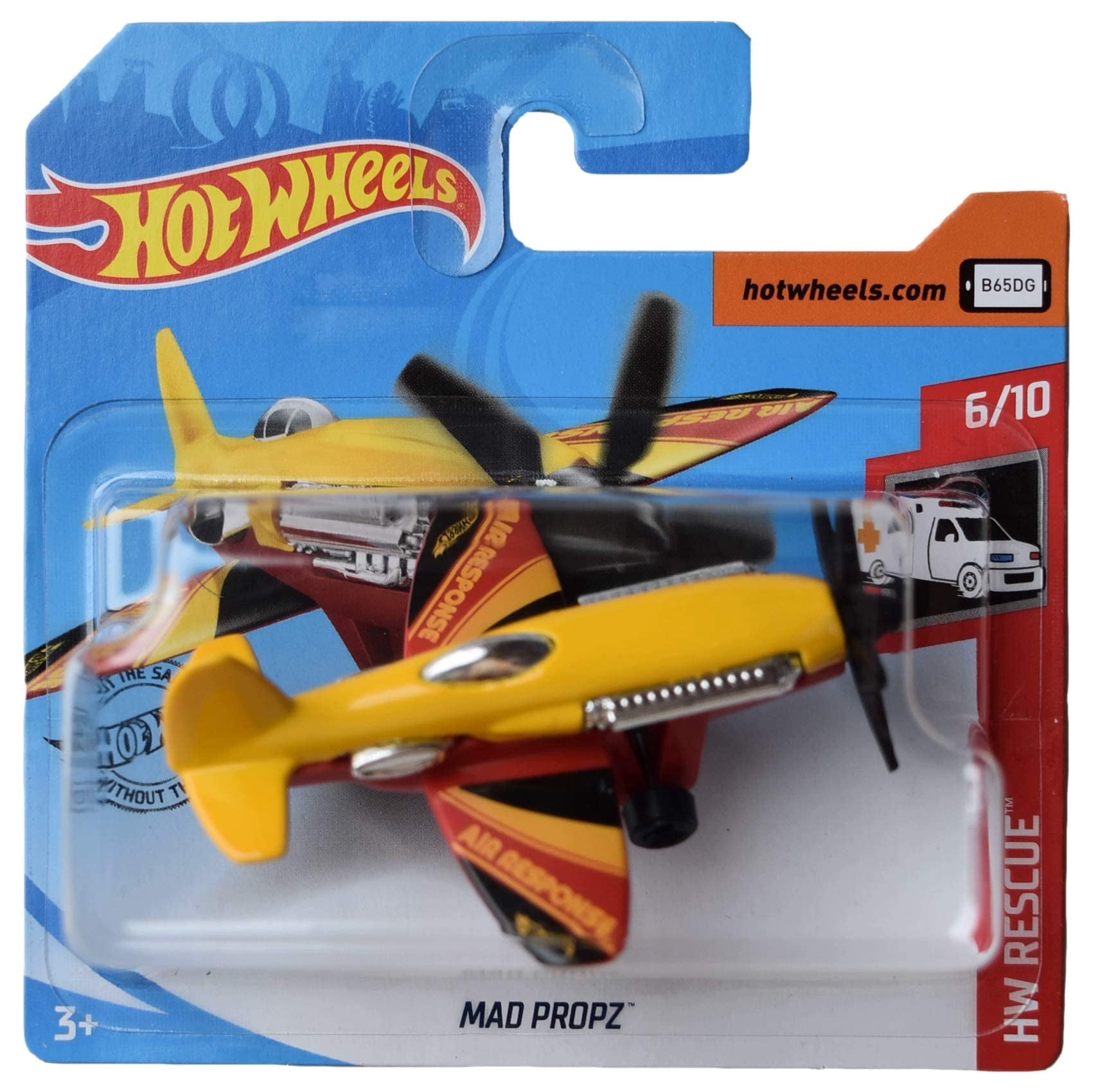 Hot Wheels Mad Propz HW Race Team 5/10 (2009) Die-Cast Toy Plane