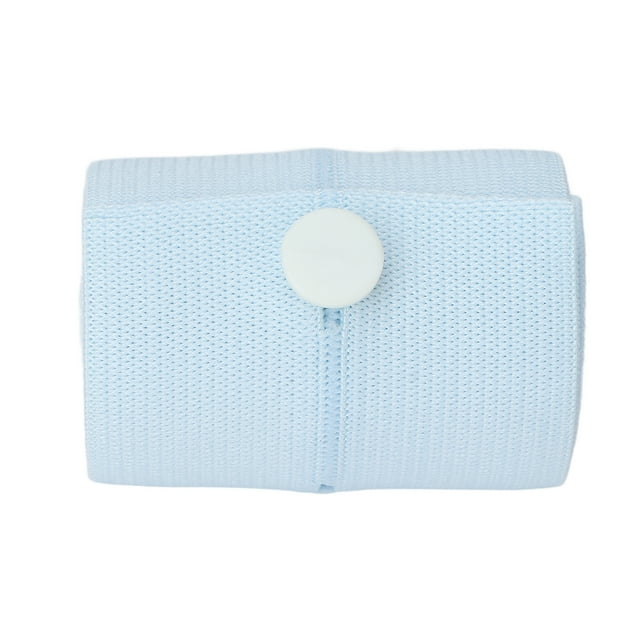 ESTINK Bandage de Compression Durable, Bandage Élastique Rouleaux Sport Réutilisable Bouton Fixer Bandage de Compression pour Poignet Cheville Bleu, Bandage Élastique de Sport