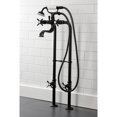 thumbnail image 3 of Kingston Brass CCK246K5 Essex Freestanding Clawfoot Tub Faucet Package with Supply Line, Oil Rubbed Bronze, 3 of 7