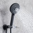 thumbnail image 4 of Rainlex One-Handle 1-Spray Matte Black Bathtub Shower Faucet, 4 of 9