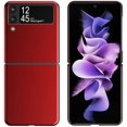 thumbnail image 3 of Case for Samsung Galaxy Z Flip 3 5G 2021, Slim Fit Matte PC Cover Phone Case for Galaxy Z Flip3 - Red, 3 of 7