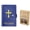 B, variant on Catholic Holy Cards with Faux Leather Zipper Pouch - 54 Assorted Religious Prayer Cards for Daily Devotion, Religious Gifts for Catholics, Bible Study Supplies