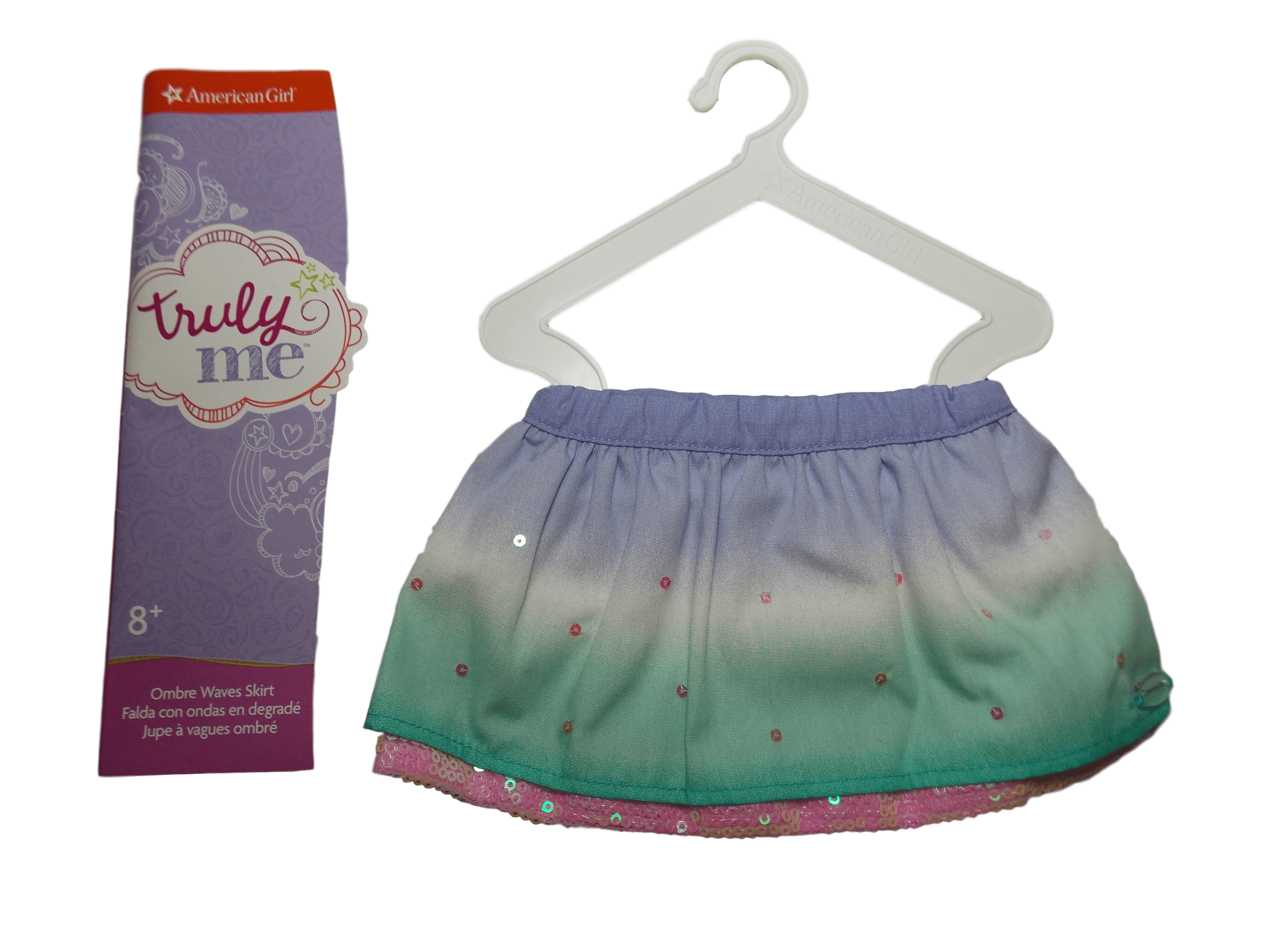 American Girl Truly Me Ombre Waves Skirt TM for 18' Dolls (Doll Not Included)