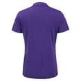 thumbnail image 3 of Women's Cutter & Buck Heather Purple LSU Tigers Vintage Logo Forge Heathered Stretch Blade Top, 3 of 3