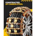 thumbnail image 2 of Cadenas de neumáticos KYX Upgrade de acero aleado para automóviles, SUV y camionetas, 2 of 9