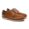 thumbnail image 3 of Zapatos Oxford Casual de Malla para Hombre Bruno Marc Marrón Talla 8, 3 of 9