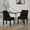 Black+Grey, variant on MDQMD Black Dining Chair Set of 4,Chenille Dinning Chairs with Wood Legs,Modern Dining Room Chair with T-Shaped Backrest for Living Room