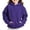 Purple, variant on Piuwrlz Kids Hood Sweatshirts for Girls Plain Hoodies Long Sleeve Pullover White Size 13-14 Years