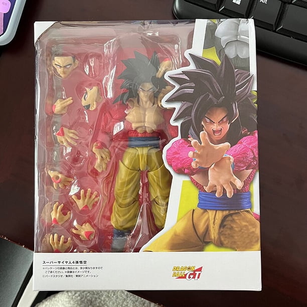 SHFiguarts-Anime Dragon Ball Z Super Saiyan Vegeta Goku SS4 GT figura de acción coleccionable muñeca de juguete regalos zhangyuxiang unisex