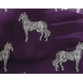 thumbnail image 4 of oneOone Georgette Viscose Fabric Horse Block Printed Craft Fabric BTY 42 Inch Wide, 4 of 4