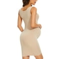 thumbnail image 2 of Maternity Shapewear Slip Dress for Women Full Slip Bodycon Sleeveless Tank Dresses for Daily Wearing, 2 of 6