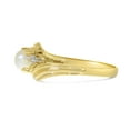 thumbnail image 4 of 10k Yellow Gold Freshwater Cultured Pearl And Diamond Ring, 4 of 8