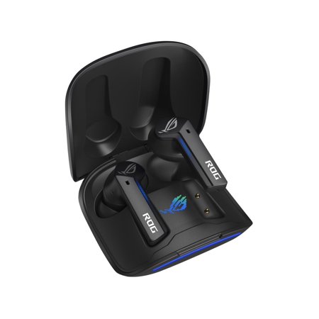 UPC: 0195553504065 | ASUS ROG Cetra True Wireless Gaming Headphones (Low-Latency Bluetooth Earbuds  Active Noise Cancelation  27-Hour Battery Life  IPX4 Water Resistance  Wireless Charging)- Black