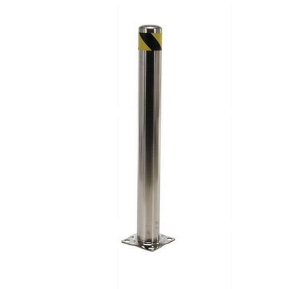 Manufacturer Varies Bollard,4-1/2",42 In. H,Silver BOL-SS-42-4.5