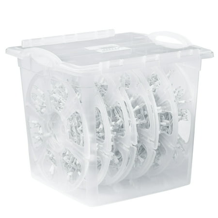 The Home Edit Light Organizer with Hinged Lid, Clear, 2 Pack