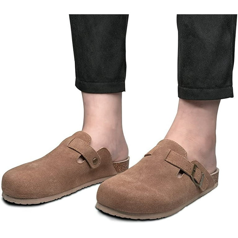 Mens Birkenstock Boston Soft Footbed Clog - Mink