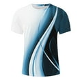 thumbnail image 5 of Mefallenssiah Hauts pour Hommes, Liquidation T-Shirt à Manches Courtes Imprimé Col Rond Mode Décontractée Manches Courtes, 5 of 5