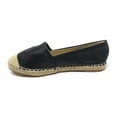 thumbnail image 6 of Women's Forever Young Faux Leather Embossed Woven Weaved Tip Espadrille, 6 of 6