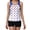#2, variant on Nmnitkp Two Piece Tankini Swimsuits for Womens Independence Day Modest Tankini Bathing Suit Tops with Boy Shorts and Padded Tummy Control Swimwear