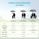 thumbnail image 5 of Paraguas de golf Gonex extra grande, 173 cm, resistente al viento y al agua, 5 of 8