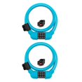 thumbnail image 4 of Naiovety Cable de bloqueo de bicicleta 4 dígitos antirrobo bicicleta de montaña ciclismo de carretera motocicleta seguridad al aire libre repuesto azul Type1 NO1 Naiovety CBP254193, 4 of 5