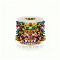 Mini Dollhouse Christmas Lights, 16.4ft Fake String Lights Xmas Decoration for Christmas Dollhouse Craft Fairy Garden Accessories(Gold)