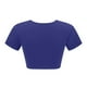 thumbnail image 5 of Camiseta deportiva ajustada de manga corta y cuello en V para yoga para mujer - Ropa deportiva de alta resistencia con soporte acolchado, tallas reales (S-L), 5 of 6