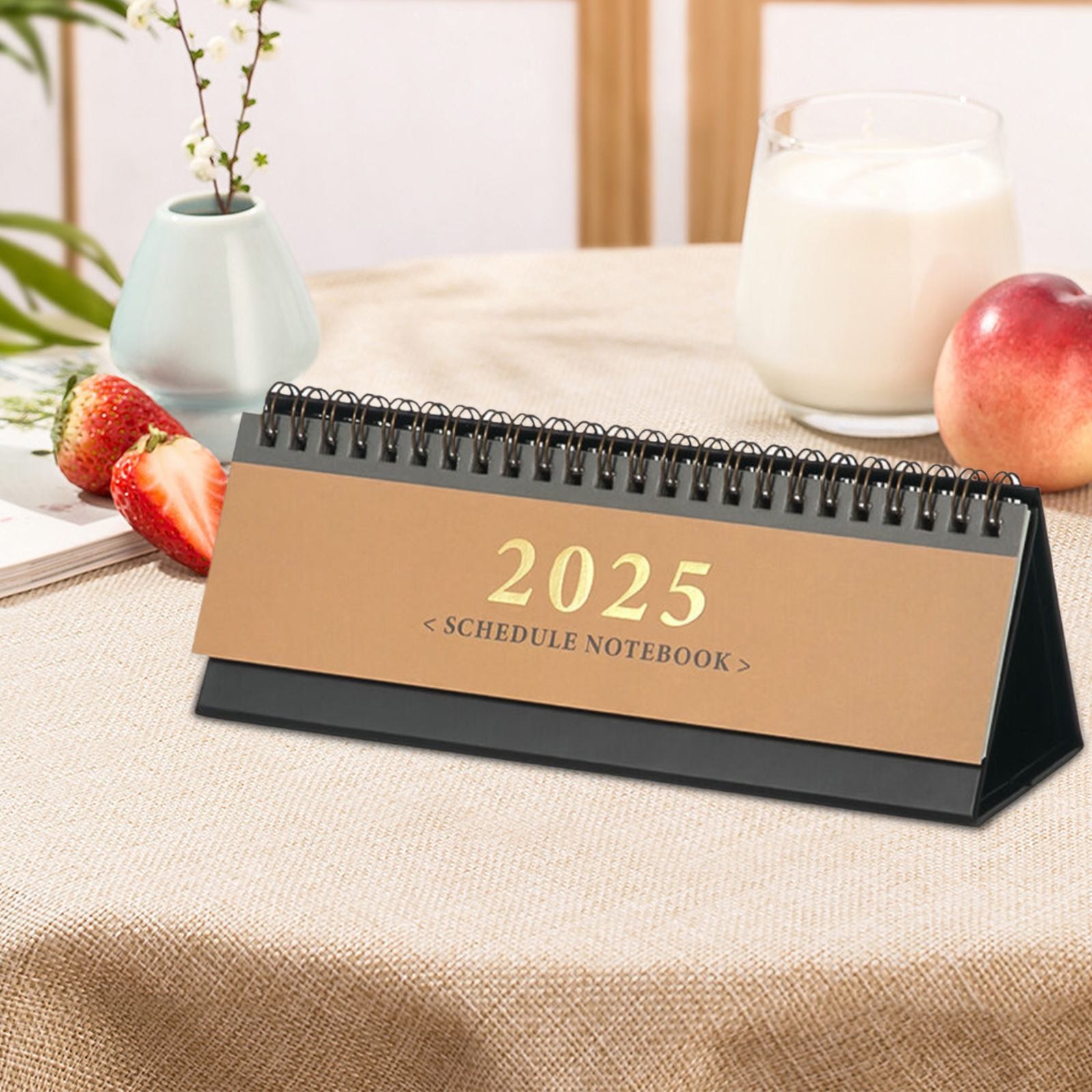 XyyWen Desk Calendar 2025 Small Flip Top Desk Calendar 2025 2025