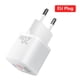thumbnail image 1 of Fuente de alimentación segura de carga rápida PD para teléfonos iPhone Huawei (enchufe blanco de la UE) Ndcxsfigh  Para estrenar, 1 of 5