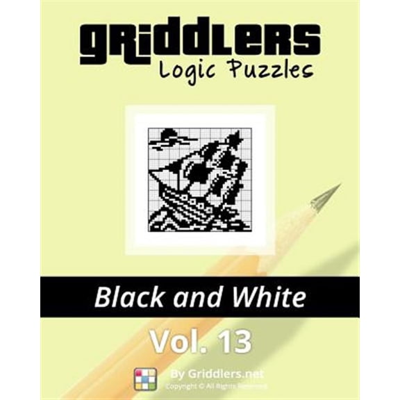 Pre-Owned Griddlers Logic Puzzles: Black and White