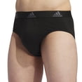 thumbnail image 3 of Calzoncillos adidas Performance de algodón elástico para hombre, paquete de 3, 3 of 7
