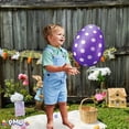 thumbnail image 2 of PMU Easter Celebrations Inflatable Easter Eggs Decorations 16 inch Purple - Lawn Decoration, Easter Party Accessories (1/pkg) Pkg/1, 2 of 8