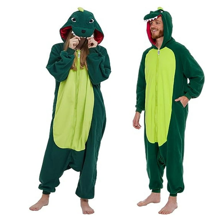 Dinosaur Onesies Animal Women/Men Pajamas Adult Costume Cosplay