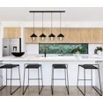 thumbnail image 5 of Bazz P17224BK Vesta Led Quadruple Pendant Light, Dimmable, Adjustable, Easy Installation, 59-in, Black, 5 of 5