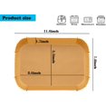 thumbnail image 2 of Air Fryer Disposable Paper Liner, 150PCS Rectangular 8.6''x5.6'' Non-Stick Parchment Paper- Oil-Proof, Natural Non-Stick Parchment Paper Liner,Food Grade for Baking, 2 of 5